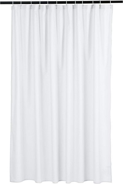 erorex Lightweight Super Soft Easy Care Microfiber Waffle Texture Shower Curtain 1.83 M X 1.83 M White
