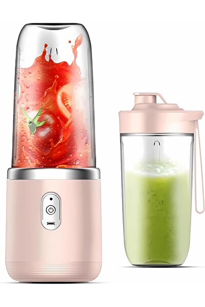 erorex Portable Blender Juicer Cup Stainless Steel 6-Blade 1500Mah Battery Usb Cordless Design, Bpa Free