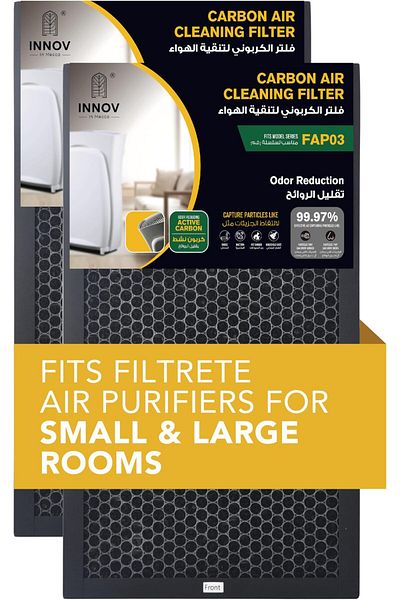 erorex Air Purifier Replacement Filter Filtrete Fap03. Activated Carbon Fragrance Added + True Hepa. Toxin