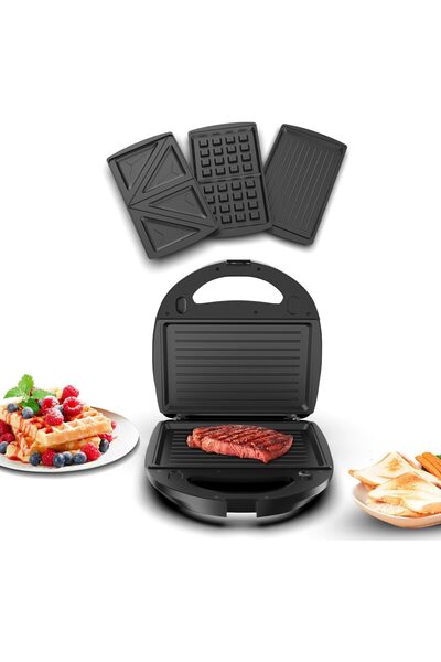 erorex صانعة الساندويتشات مع 3 ألواح قابلة للفصل رقم الموديل Ngt323D الحد الأ...