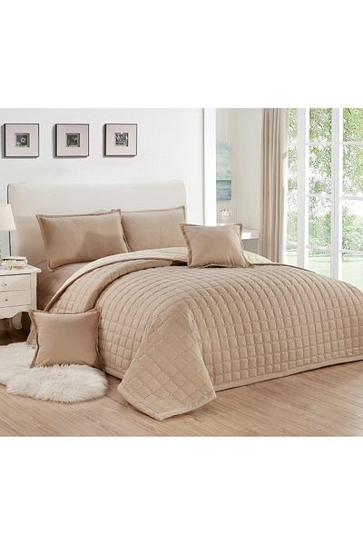 erorex Compressed Dual Color 4 Pieces Comforter Set Single Size 160