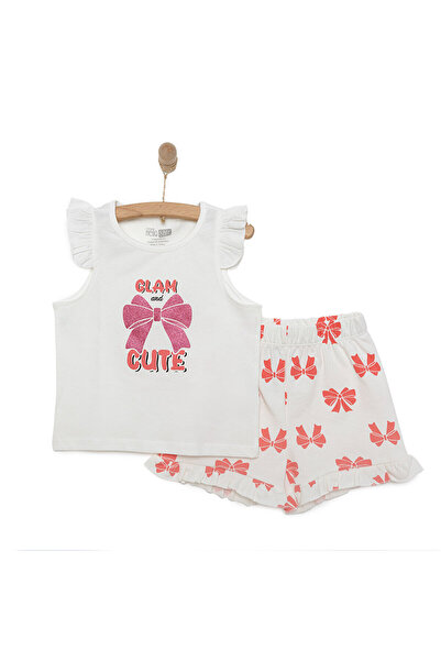 ebebek Hello Baby HelloBaby Basic Kız Fiyonk Baskılı Atlet-Şort Kız Bebek