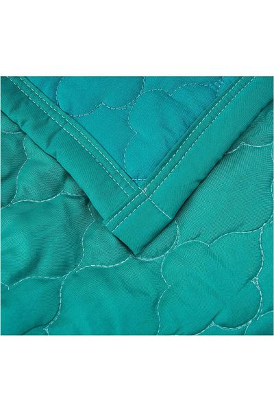 erorex Floral Compressed 4Pcs Comforter Set Single Size Px 004 Turquoise Microfiber