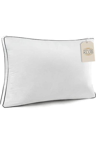 erorex Soft Comfort White Standard Double Piped Pillow Material: Cotton