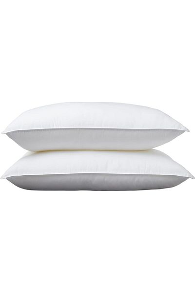 erorex Down Alternative Pillows Soft Density For Stomach And Back Sleepers Standard Pack Of 2 White