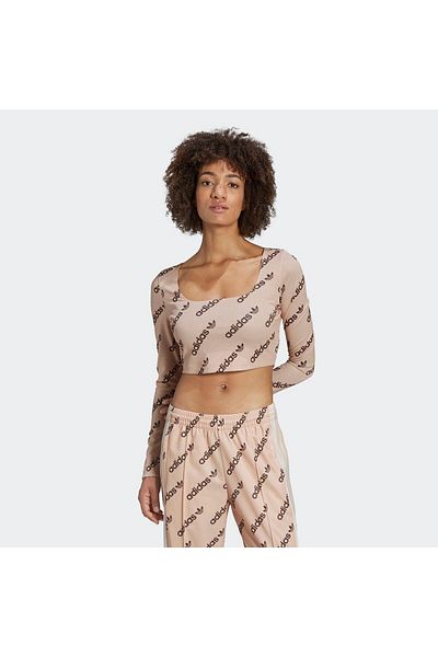 adidas ADIDAS women's LS CR TOP sweatshirt - HM4893