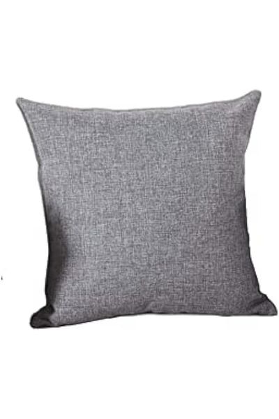 erorex Gray Linen Decorative Solid Filled Cushion 45 * 45 Centimeter Am.Dc8025102570342 Pen