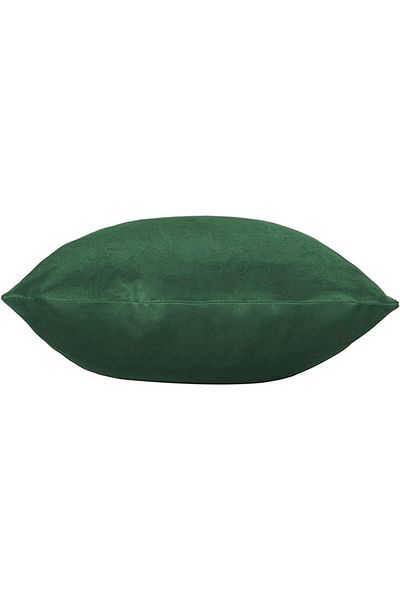 erorex Square Elegant Velvet Soft Decorative Cushion Solid Design 65X65 Cm Dark Green