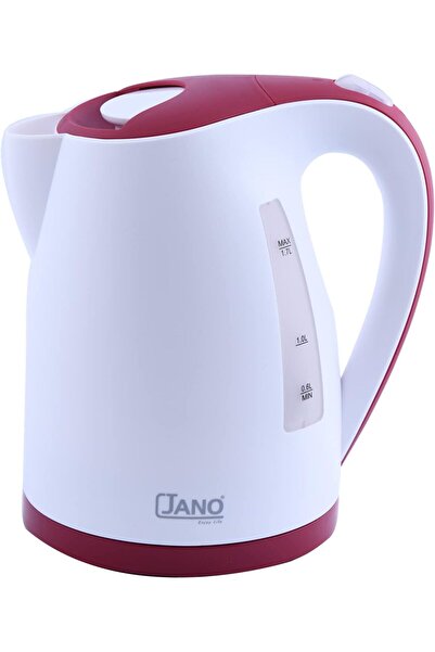 erorex 1.7Liter 2200W Electric Cordless Kettle, White, Red E03206/Wr 2 Years Warranty