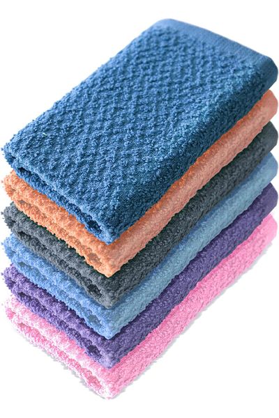 erorex Premium 100 Percent Cotton Terry Wash Cloth Set 6 Pieces Ultra Soft And Quick Dry Design Highly