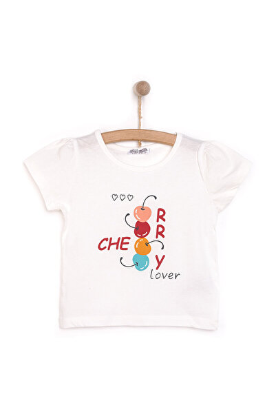 ebebek Hello Baby HelloBaby Basic Kiraz Baskılı Tshirt Kız Bebek