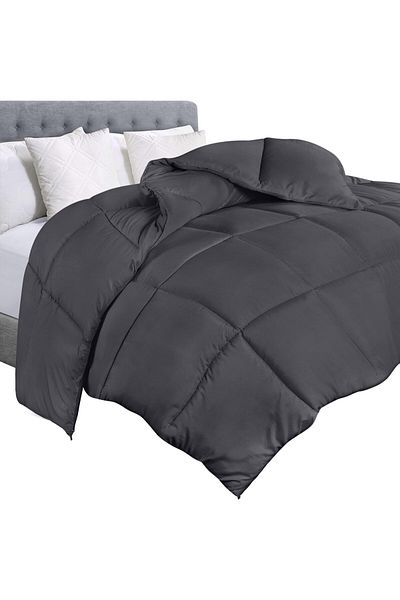 erorex Comforter Duvet Insert Quilted Comforter With Corner Tabs Box Stitched Down Alternative Comforter