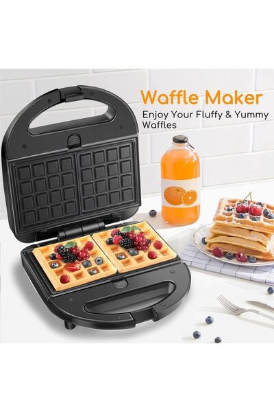 erorex 3 1Sandwich Maker: Portable Waffle Maker Toaster Electric Panini Press Grill Set Removable