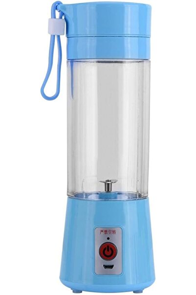 erorex 380Ml Portable Rechargeable Usb Juicer Fruit Juice Extractor Handheld Bottle Cup Blue