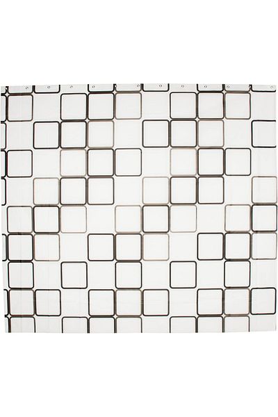 erorex Square Printing Waterproof Shower Curtain 180 X 200Cm