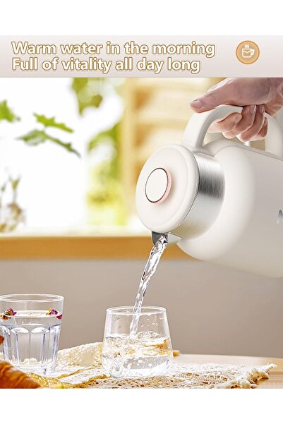 erorex Electric Kettle 1.5L Stainless Steel Kettle 2200W Auto Shut-Off, Dual Boiling Modes & 6-Speed