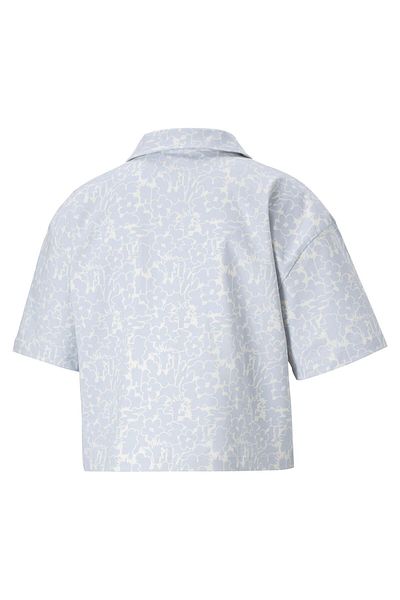 Puma Tricou polo PUMA pentru femei CLASSICS SUMMER RESORT AOP TWILL SS SHIR - 53684621