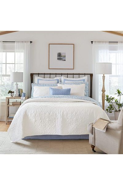 erorex Felicity Collection Quilt Set 100 Percent Cotton Reversible All Season Bedding With Matching Sham S