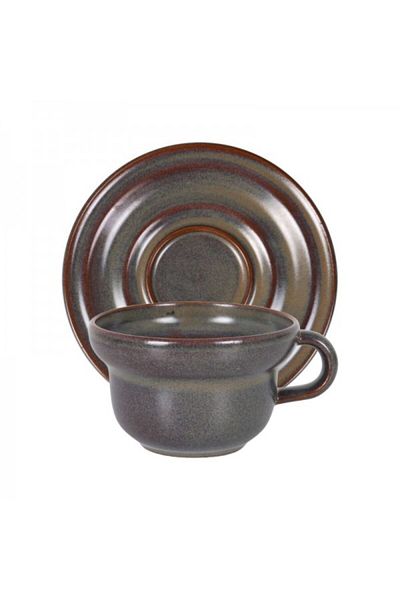 Bonna Set of 6 premium ceramic cups, Sedan, 250 ml