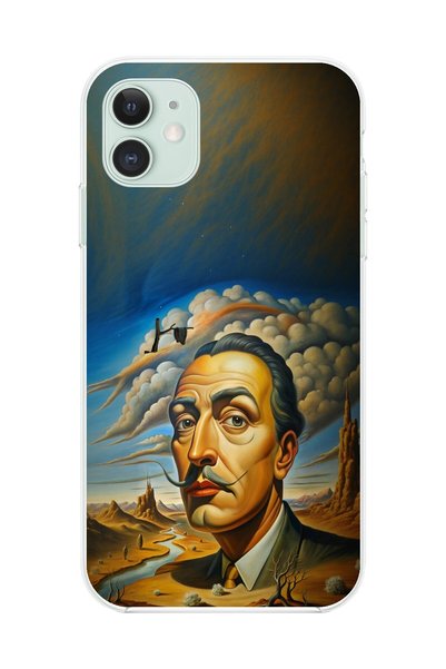Dali Design حافظة شفافة متوافقة مع هاتف iPhone 11 بتصميم سلفادور دالي