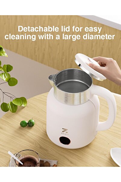 erorex Electric Kettle 1.5L Stainless Steel Kettle 2200W Auto Shut-Off, Dual Boiling Modes & 6-Speed