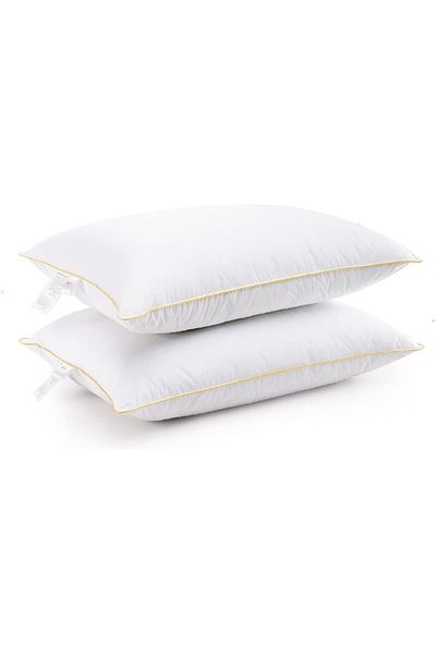 erorex Set Of 2 Piece Of Super Soft Microfiber Hotel Pillow For Ultimate Comfort And Support Size 90X50 Cm
