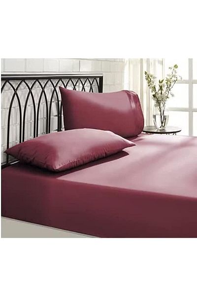 erorex Bed Sheet Cotton King Size Rubber Grey 4001 Fs