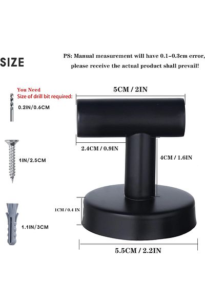 erorex Towel Hooks Bathroom Coat Hook Robe Hook Stainless Steel Heavy Duty Door Hanger Towel Robe Clothes