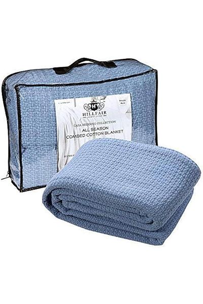 erorex 100 Percent Soft Premium Combed Cotton Thermal Blanket– King Blankets– Soft Cozy Warm Cotton