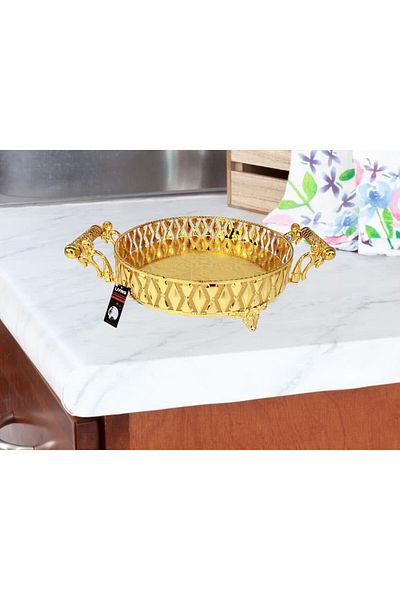 TrentonGCC Decorative Oval Serving Dish with Handles