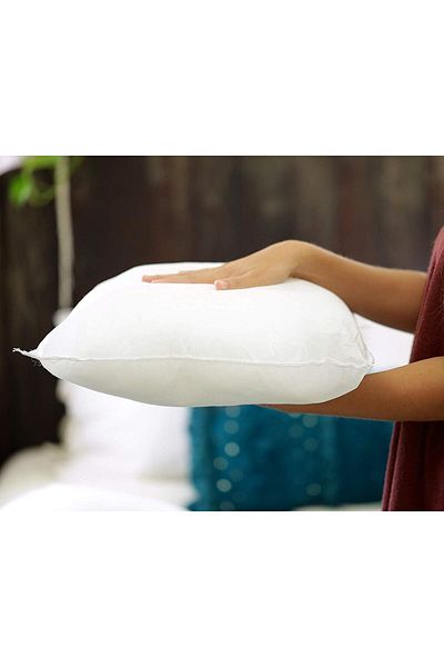 erorex 2 Piece Of Microfibre White Cushion Cushion Filler Square 70X70