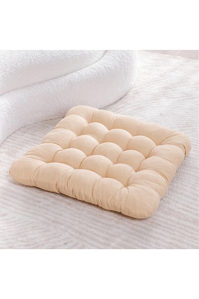 erorex Floor Pillow Chair Cushion Square Meditation Pillow For Seating On Floor Solid Thicken Tufted Seat