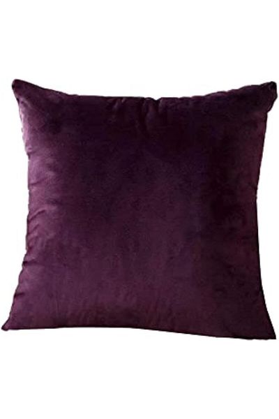 erorex Wine Velvet Decorative Solid Filled Cushion 45 * 45 Centimeter Am.Dc8025102570289 Pen