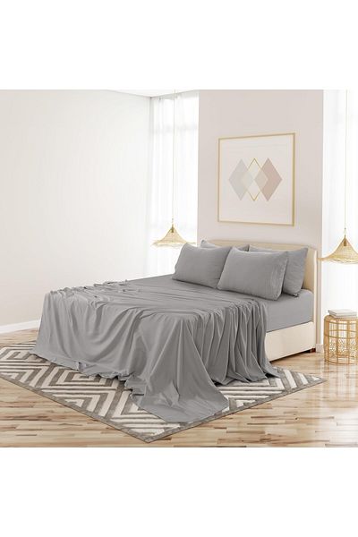 erorex King Bed Sheets Set King Sheets Brushed Microfiber 1800 Thread Count Bedding Wrinkle Stain Fade