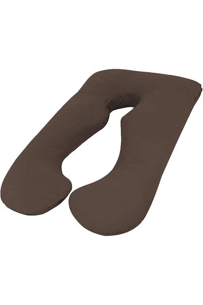 erorex U Shape Comfortable Pregnancy And Maternity Pillow By Mother Comfort Brown Free Size