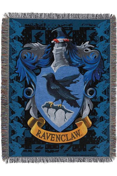 erorex Harry Potter Woven Tapestry Throw Blanket 48 X 60 Inches Ravenclaw Crest