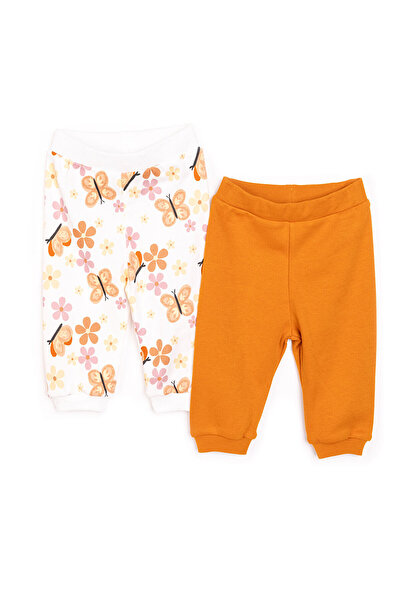 ebebek Hello Baby HelloBaby Basic Kız Kelebek Desenli 2li Patiksiz Alt Kız Bebek