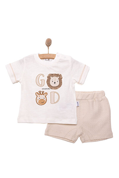 Bebetto Yenidoğan Good Adventure Tshirt-Şort Erkek Bebek