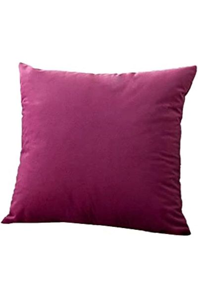 erorex Velvet Decorative Solid Filled Cushion Pink 45 X 45Cm Am. Dc8025102570415 Kun