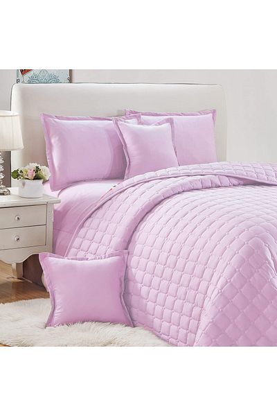 erorex Compressed Comforter Set Solid Color 4 Pieces Single Size 160