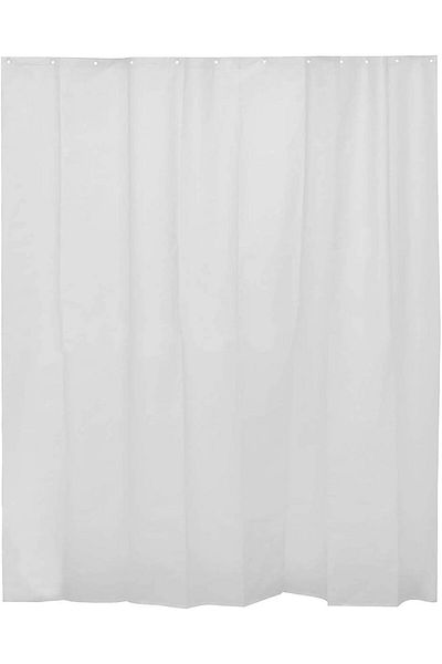 erorex 1101100 Mildew Resistant Extra Length Antimicrobial Peva Bathroom Shower Curtain Liner White