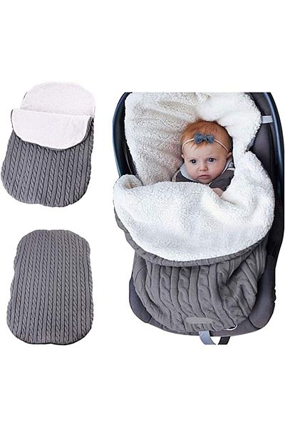 erorex Newborn Baby Swaddle Blanket Thick Baby Kids Toddler Knit Soft Warm Fleece Blanket Swaddle Sleeping