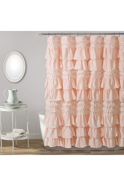 erorex Blush Kemmy Shower Curtain 72 Inch X 72 Inch