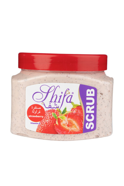 Shifa Face and Body 500ml Scrub Strawberry (618535)