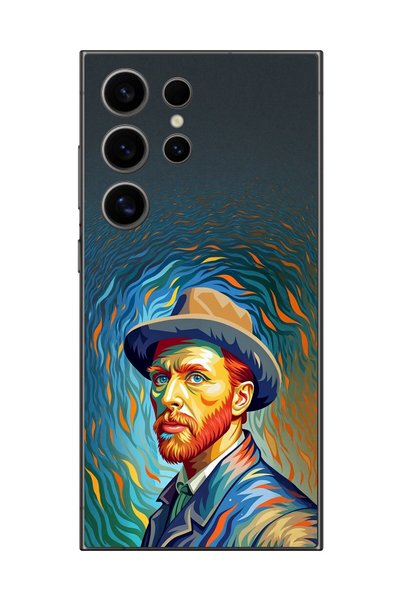 Dali Design حافظة شفافة متوافقة مع هاتف Samsung Galaxy S24 Ultra بتصميم فنسنت...