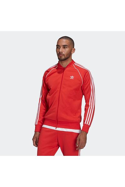 adidas Bluza trening ADIDAS pentru barbati SUPERSTAR TT P BLUE - HF2124