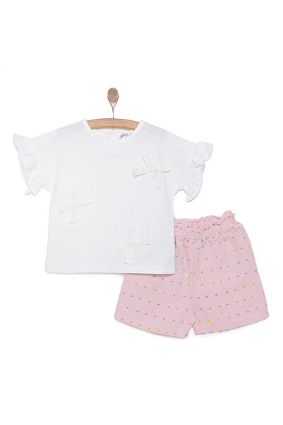 Bebetto Ponpon Team Kız Tshirt-Şort Kız Bebek