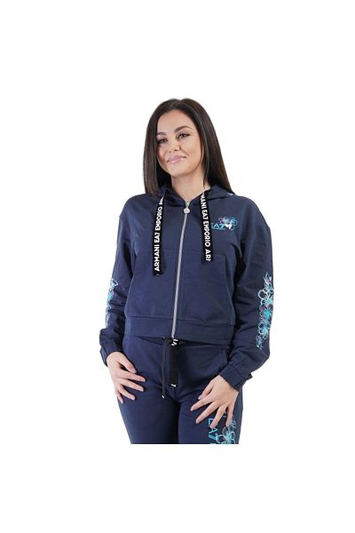 EA7 Emporio Armani Hanorac EMPORIO ARMANI EA7 pentru femei TRAIN GRAPHIC SERIES W HOODIE FZ - 6KTM11TJ5FZ01554