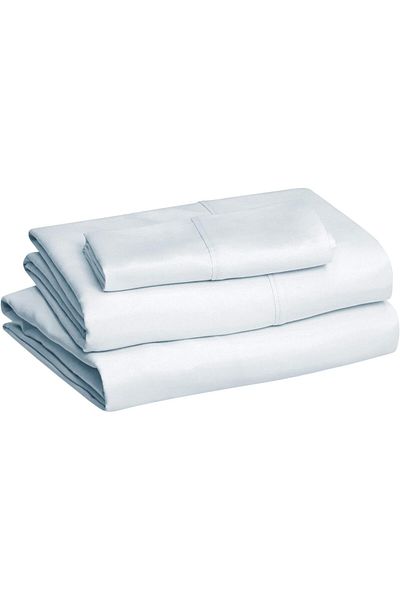 erorex Lightweight Super Soft Easy Care Microfiber Bed Sheet Set With 14” Deep Pockets Twin Light Blue
