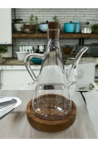 Senin Dükkanın Borosilicate Glass Oil Pot 500 ml (1 Stand)